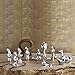 Nambe Miniature Nativity Figurines- Shepherd and Lamb