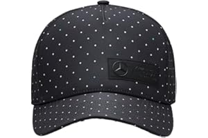 Mercedes AMG Petronas Formula One Team - Polka Dot Hat - Black - Unisex - Size: One Size
