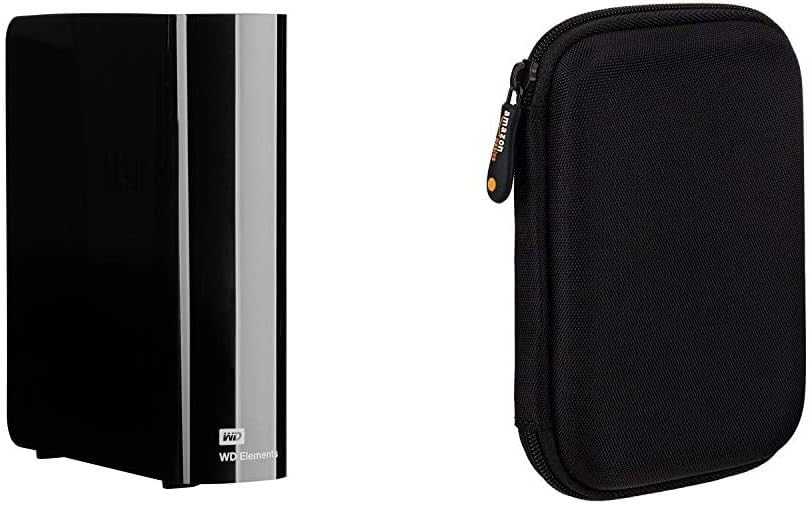 WD 10 TB Elements Desktop External Hard Drive – USB 3.0 & Amazon Basics ...