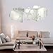 Ikevan 1 Set 27 pcs Acrylic Art Modern 3D Mirror Round Wall Stickers DIY Home Wall Room Decals Decor Sofa TV Setting Wall Removable Wall Stickers