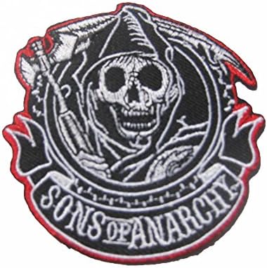 GRIM REAPER Hour SKULL MC Chopper motorcycle Motorrad Biker Back Jacket T-shirt sew iron on Patch Badge Embroidery SO-2