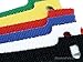 Monoprice 106463 6-Inch Hook and Loop Fastening Cable Ties, 60-Piece/Pack, 6 Colors,Multi-Color