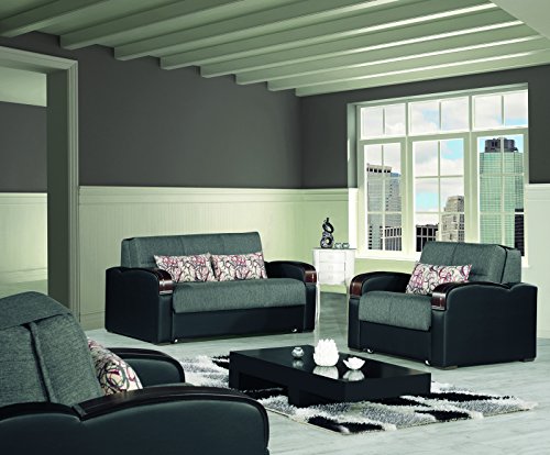 Casamode Sleep Plus Chair Sleeper Gray Polyester