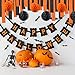 TUPARKA 82Pcs Halloween Balloons Decorations Set, Including Halloween Crepe Streamers and Honeycomb Balls for Halloween Party Indoor Outdoor Decorations