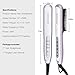 KINGDOMCARES Hair Straightener Brush, PTC Faster Heating Straightening Brush Styler At Home Purple