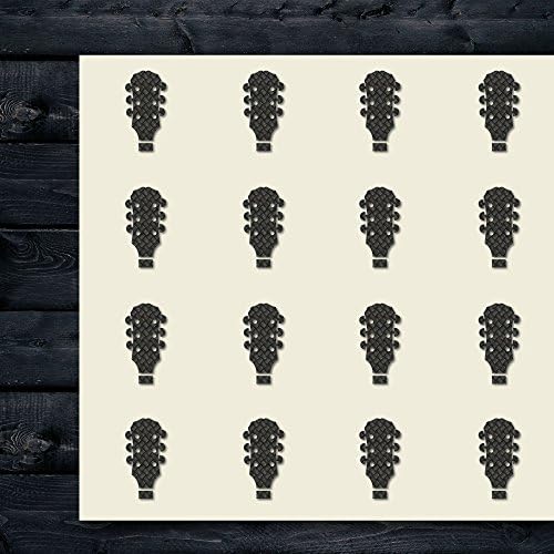 Epiphone Guitar Headstock Epiphone Pegs Strings Tuning Craft Stickers, 44 Stickers at 1.5 inches, Great Shapes for Scrapbook, Party, Seals, DIY Projects, Item 101958