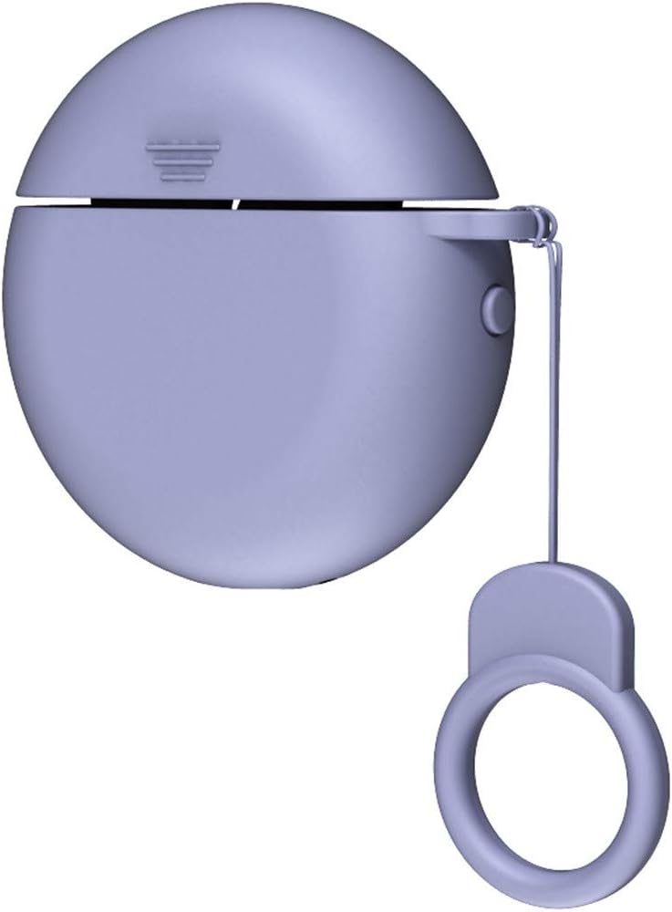 Samury Case Compatible with Hua wei Freebuds 3 Wireless Charging Case Silicone Protective Case with Ring Holder Compatible with Huawei Freebuds 3 (2019) (Gray)