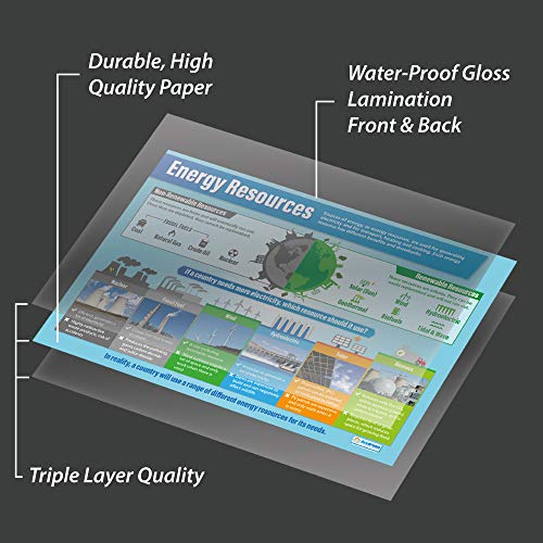Energy Resources | Science Posters | Laminated Gloss Paper Measuring 33” x 23.5” | STEM Charts for The Classroom | Education Charts by Daydream Education - Thumbnail 2