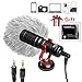 BOYA BY-MM1 Shotgun Video Microphone, Universal Compact On-Camera Mini Recording Mic, Directional Condenser for DSLR, Camcorder, iPhone, Android Smartphones, Mac, Tablet
