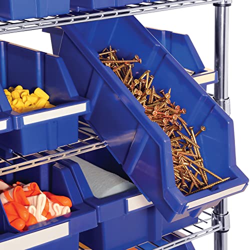 Seville Classics Commerical Grade NSFCertified Bin Rack Storage Steel