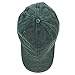 DALIX Mens Pigment Dyed Washed Cotton Cap - Adjustable Hat 6 Panel Unstructured (Heavy Washed Green)