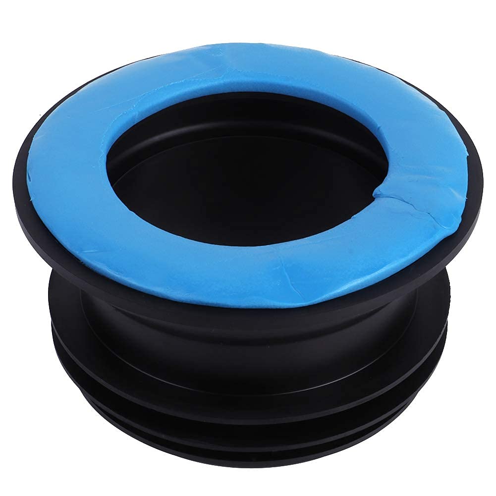 Tyenaza Universal Toilet Seal Gasket, Waterproof Rubber Flush Valve Seal, Cistern and Toilet Flange Seal, Replacement Toilet Wax Ring