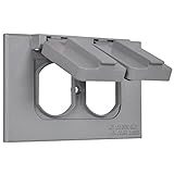 Sealproof 1-Gang Duplex Horizontal Weatherproof