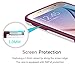 TILL for Galaxy S6 Case, TILL[TM] 3 Color Hybrid Dual Layer Shockproof Case Extra Front Raised Lip Soft TPU & Hard PC Bumper Protective Case Cover for Samsung Galaxy S6 G9200 GS6 [White, Pink & Red]