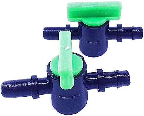 20 Pcs/Pack Water Supply Hydro Flow Plastic Ball Valve 5mm for irrigation system