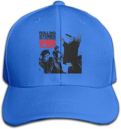 Womens Hats Rolling Stones RoyalBlue Peaked Strapback Cap