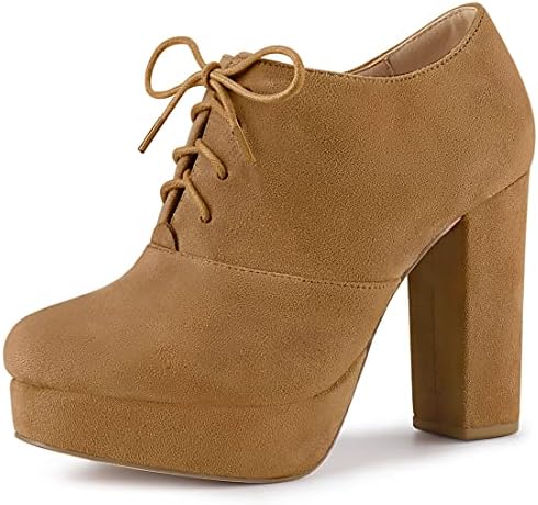 Allegra K Women's Platform Chunky Heel 