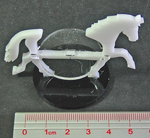 Warhorse, Character Mount Marker, White, 40mm Base (1)