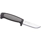 Morakniv Craftline Robust Fixed-Blade Knife with Carbon Steel Blade and Combi-Sheath, 3.6 Inch
