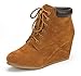 DREAM PAIRS TOWERR Women's Fashion Casual Outdoor Low Wedge Heel Booties Shoes