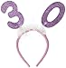 Beistle 30 Glittered Boppers with Marabou