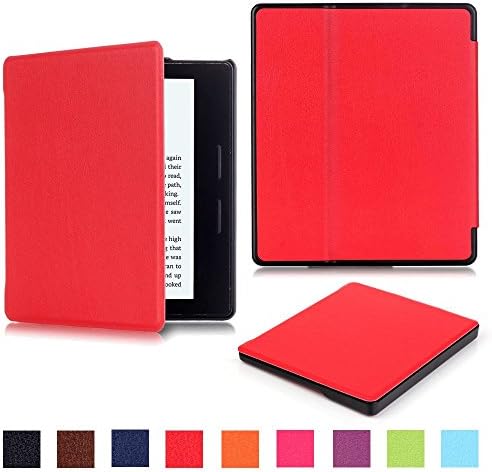 Kindle Oasis Case, Ultra Thin Lightweight Stand Folio Tablet Case, Vistore Premium PU Leather Cover Case for 6 inch New Kindle Oasis eReader(2016 Released)(Red)