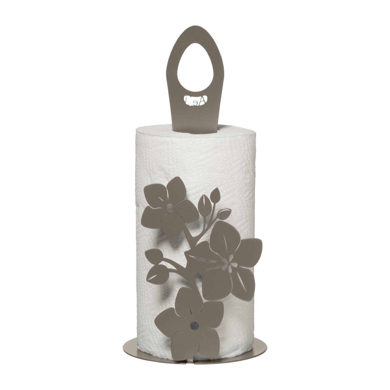 Artiemestieri ARTI E MESTIERI Roll Holder in Floral Style Lotus Flower Mud