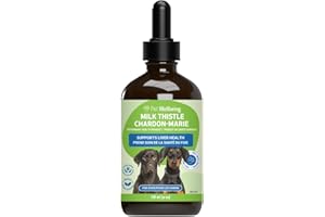 Pet Wellbeing Milk Thistle for Dogs - Supports Liver Health, Healthy Detoxification, Liver Cell Support, Silymarins - Herbal 