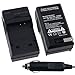 Car+Wall Battery Charger NP-BK1 for Sony CyberShot DSC-S750 S950 W180 W190 S780 S980