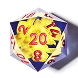 D20 Dice Mini Planet Single D20 Sharp Edge Dice