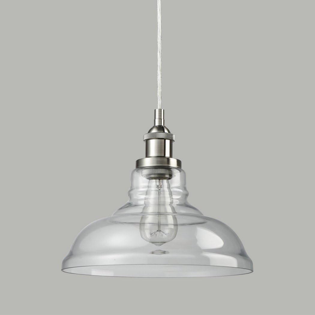 CLAXY Ecopower Foyer Clear Glass Dining Pendant Lighting: Home Improvement