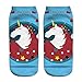 Zmart Funny Unicorn Gifts for Women & Teen Girls - Rainbow Ankle Socks & Pride Socks