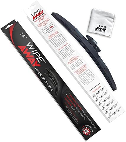 Wipe Away Windshield Wiper Blade - Silicone Windshield Wiper Blade - 14" (Pack of 1)