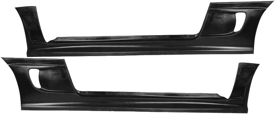 Mitsubishi Eclipse 1995-1999 (Eagle Talon 1995-1998) Blits Style 2 Piece Polyurethane Side Skirts made by KBD Body Kits. Extremely Durable, Easy Installation, Guaranteed Fitment and Made in the USA!