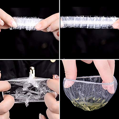 Disposable Clear Waterproof Ear Protector Covers for Shower Hair Dye -120 Pieces
