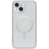 OtterBox iPhone 15, iPhone 14, and iPhone 13 Symmetry Series Clear Case (Clear), Snaps to MagSafe, Ultra-Sleek, Raised Edges Protect Camera & Screen