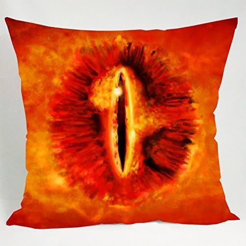 Fashion Pillowcases The Eye of Sauron in Lord of the Rings Pillow Case (20*30 inches one side)