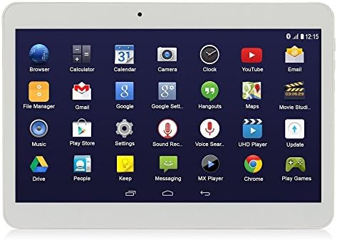 10.6'' Inch smart phone G Smart Phone Android WiFi Tablet Phablet with 2 SIM Card Slots Dual sim card,Quad Core- At&amp;t, cricket,T-Mobile,H20,Net10 3g Phone Tablet 1g Ram 16G Rom(White)