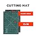 Rotary Cutter & Self Healing Mat Set – Professional Double Sided Cutting Mat with Rotary Plus 5 Replacement Blades Making The Ultimate Arts & Crafts Kit for Sewing Quilting & Much More (12x18)