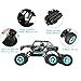 SZJJX 6WD RC Cars, Remote Control Off-Road Climbing Truck, 1/14 Scale High Speed Vehicle, 2.4Ghz Electric Radio Controlled Rock Crawler, All-Terrain RTR Buggy Blue