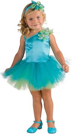 Amazon Com Rubie S Cute As Can Be Blue Fairy Tutu Costume Toddler 1 2 Years Clothing