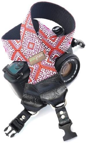 Mimi Green 'Hapi in Red' Native Pattern DSLR Camera Strap …