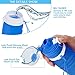 iYonch Collapsible Silicone Sports Water Bottle,750mL/26floz BPA Free FDA approved Foldable Leak proof Drinking Water Bottle for Hiking Camping Running Yoga Gym Outdoors