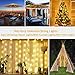 SYIHLON 104LEDs Patio Umbrella Lights,8 Mode IP67 Waterproof Battery Operated Fairy String Lights with Remote for Wedding Christmas Tree Kids Teepee Bedroom Outdoor Indoor DIY Decor