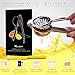 Lemon Squeezer Press Superior Quality Manual Citrus Orange Juicer W/ Free Ceramic Knife. 304 Grade Stainless Steel In Premium Gift Box By Willence