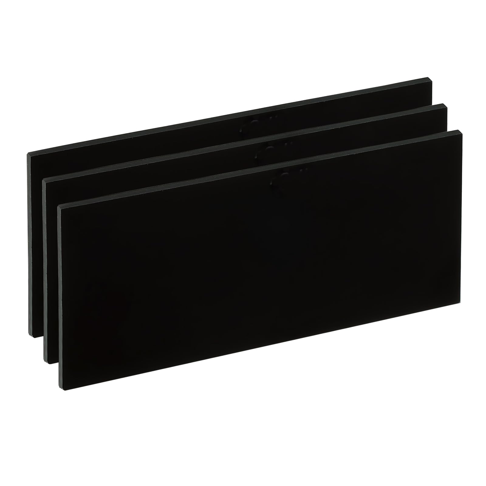 PATIKIL Welding Len Shade 6 Glass 4.25"x 2", 3 Pack Hardened Glass Black Darkening Filter Plates Covers Replacement for Weld Helmet Hood