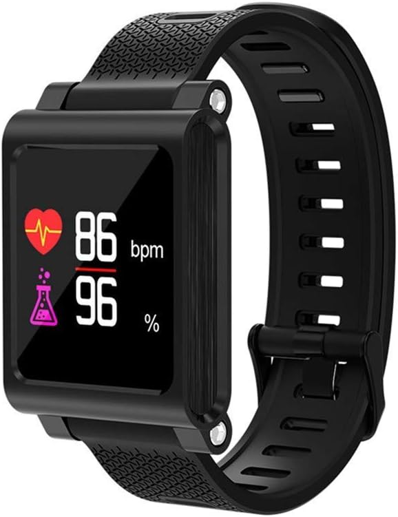 K8 Bluetooth Sports Mode Smart Smartwatch Power-Saving Full Color Screen Fitness Tracker Pedometer Sedentary Reminder for Android iOS Black