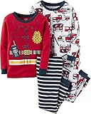 Carters Baby Boys 4-pc. Fireman Pajama Set
