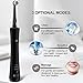 KIPOZI Rotary Electric Toothbrush for Adults,Rechargeable USB toothbrush Built-in 2 Minutes Smart Timer,Portable Spin Toothbrush with 2 Round Heads, 3 Modes,Waterproof,KI-2205