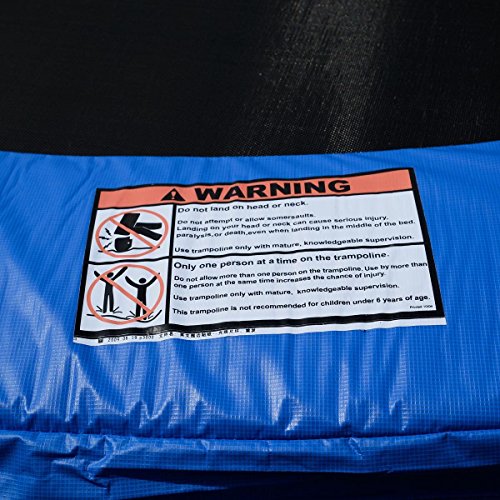 Giantex Trampoline Safety Pad Replacement Bounce Frame Accessories Round Spring Cover 14FT Blue